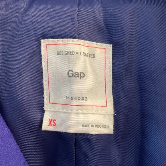 Gap Blogger Favorite Royal Purple Wool Moto Jacket in Ultra Violet - Picture 4 of 10